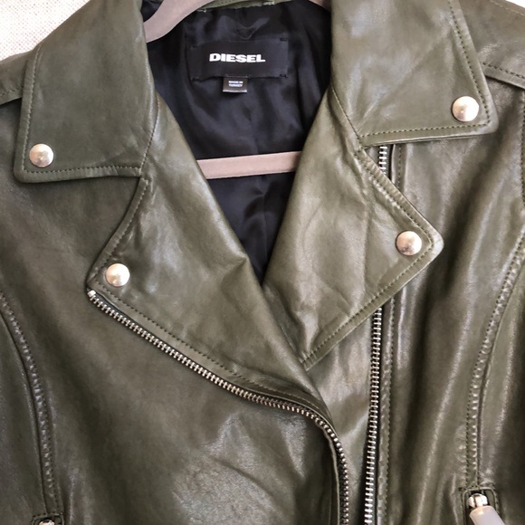 NWT Diesel Leather R-SERY Jacket - Picture 15 of 15
